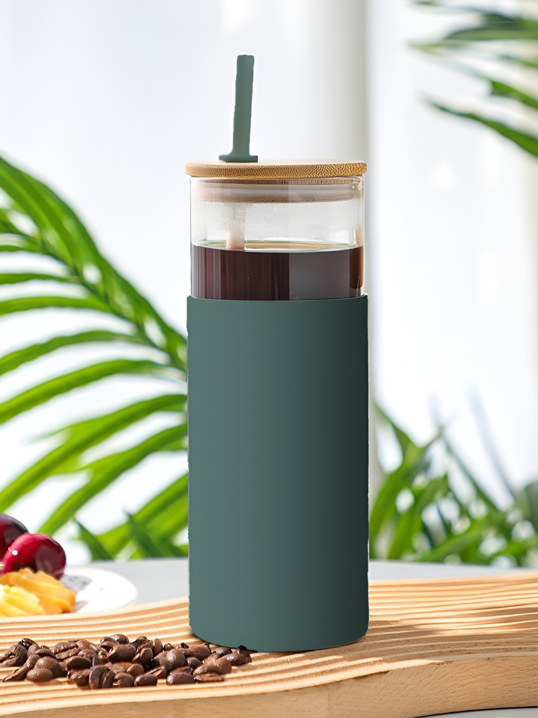 Yogarise Pink Single Glass Solid Water Bottle 600 ml