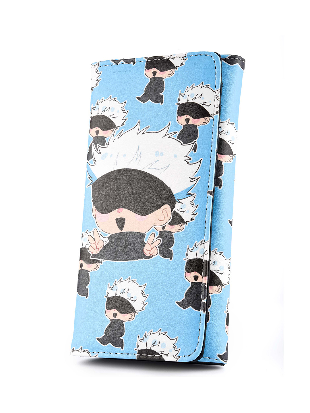 COMICSENSE Women Jujutsu Kaisen Anime Wallet Chibi Sorcerer Printed Two Fold Wallet