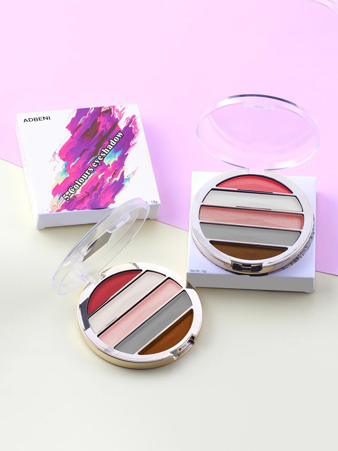 Adbeni Fantasy 5 Colours Eyeshadow Palette - 12 g - Shade 05