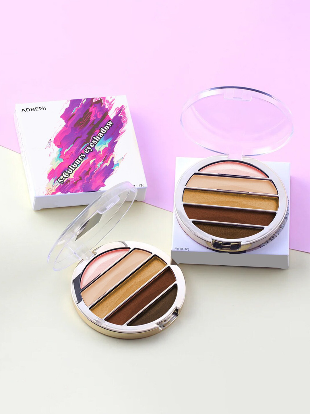 Adbeni Fantasy 5 Colours Eyeshadow Palette - 12 g - Shade 01