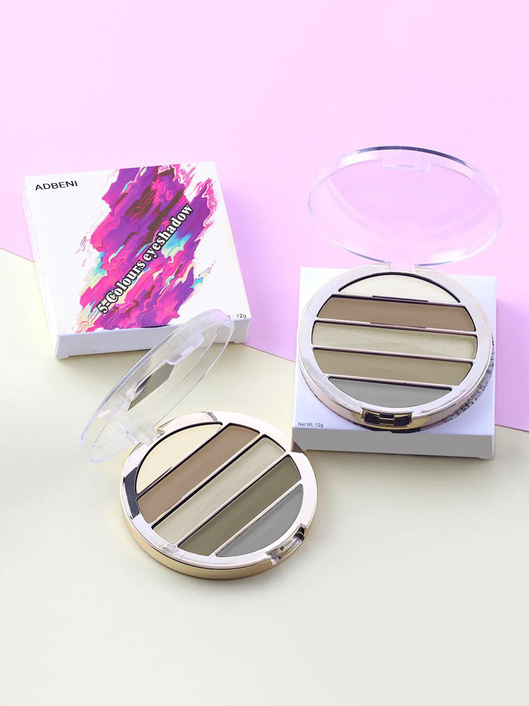 Adbeni Fantasy 5 Colours Eyeshadow Palette - 12 g - Shade 06