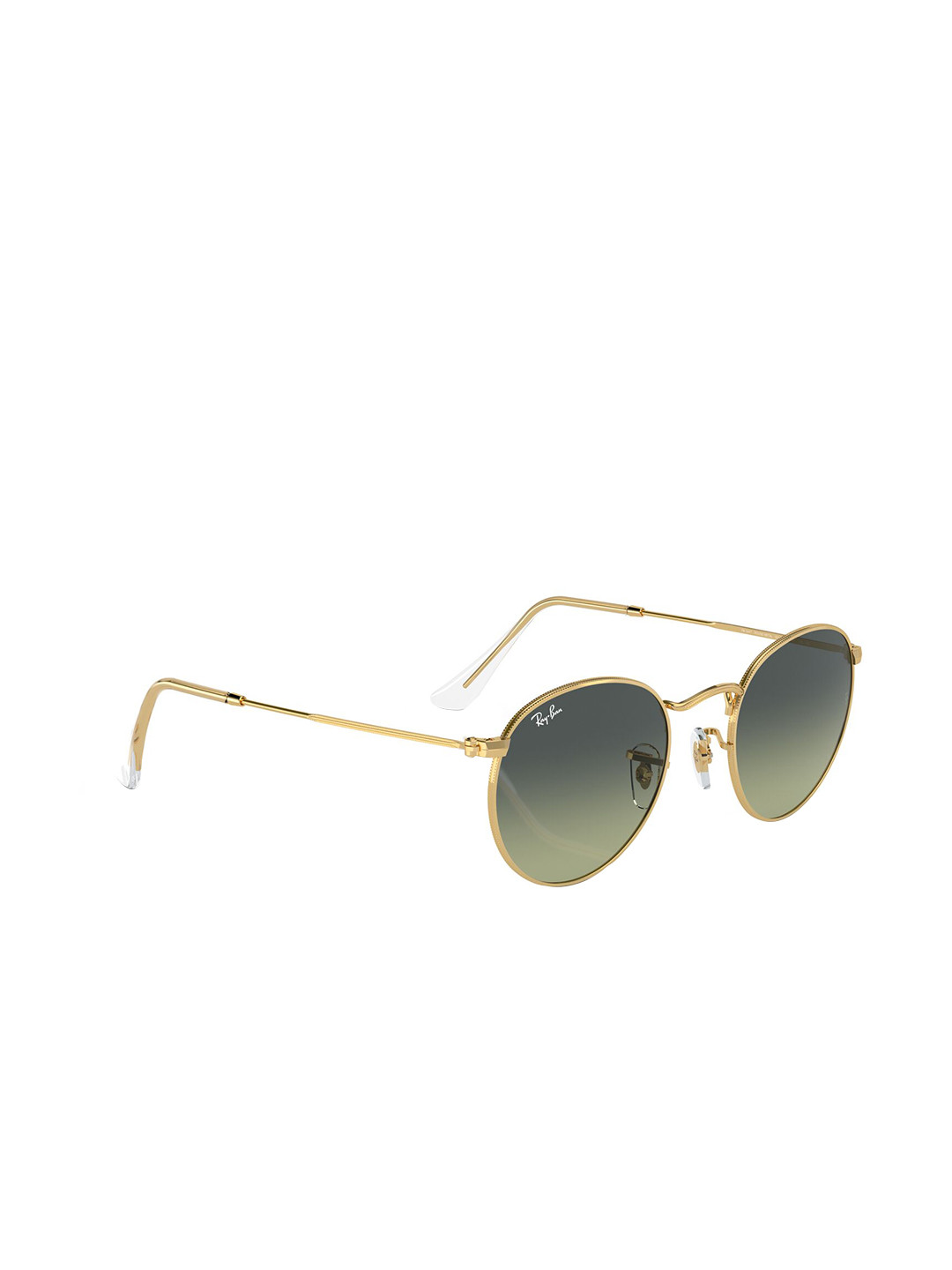 Ray-Ban Men Gradient Green Lens Round Sunglasses - 0RB3447001/BH47