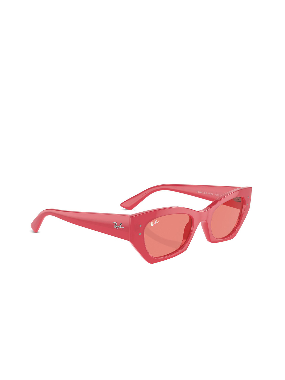 RAY-BAN Pulse Unisex UV Protected Pink Lens Irregular Sunglasses - 0RB443067608452