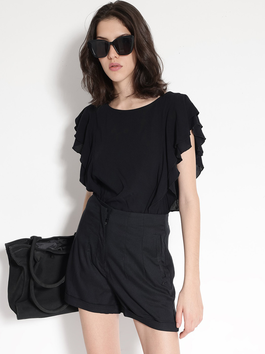 RAREISM MASLIN PRIMARY BLACK Women Shorts