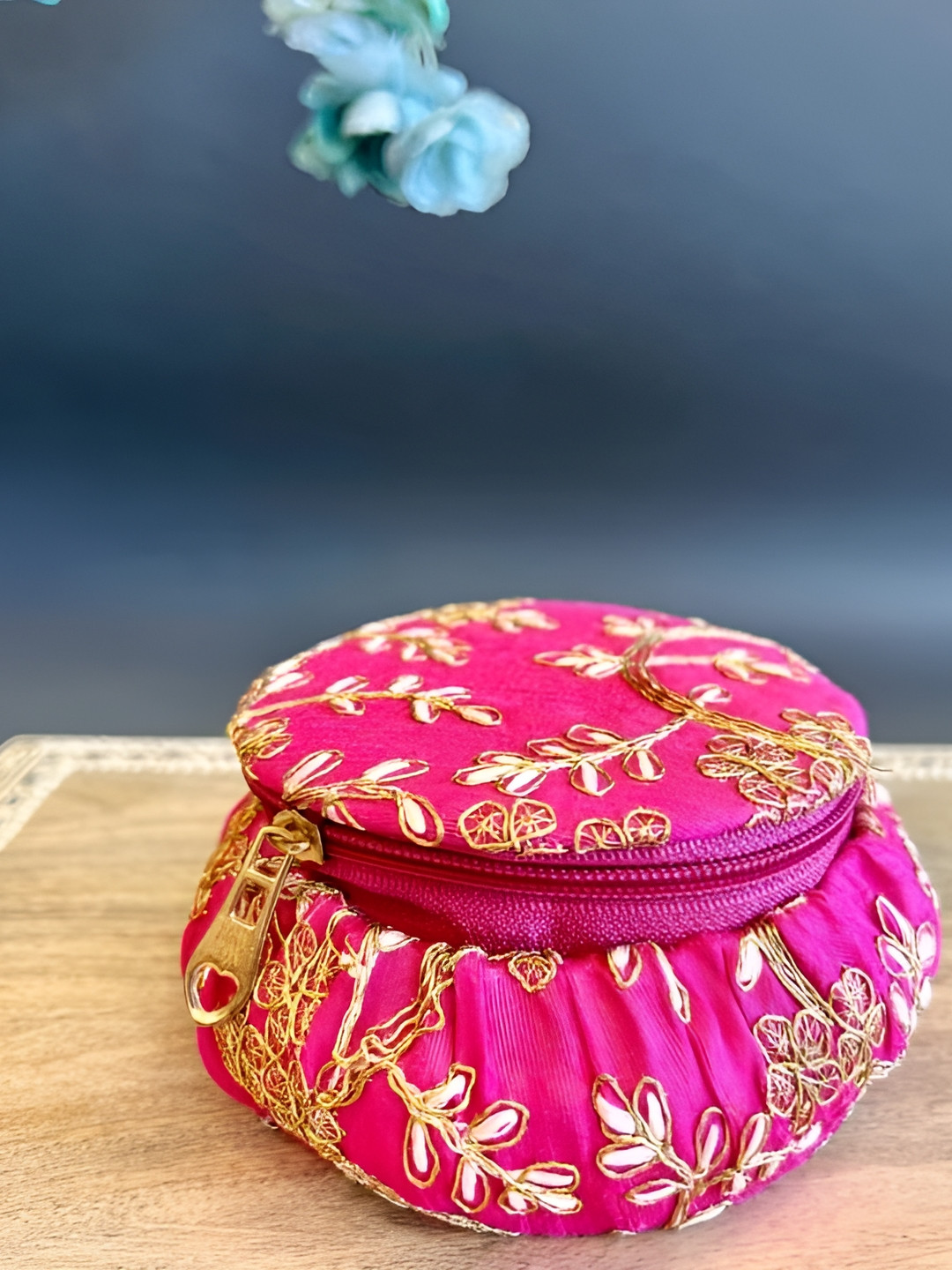 PUFFSMART Pink Reusable Jewellery Organiser