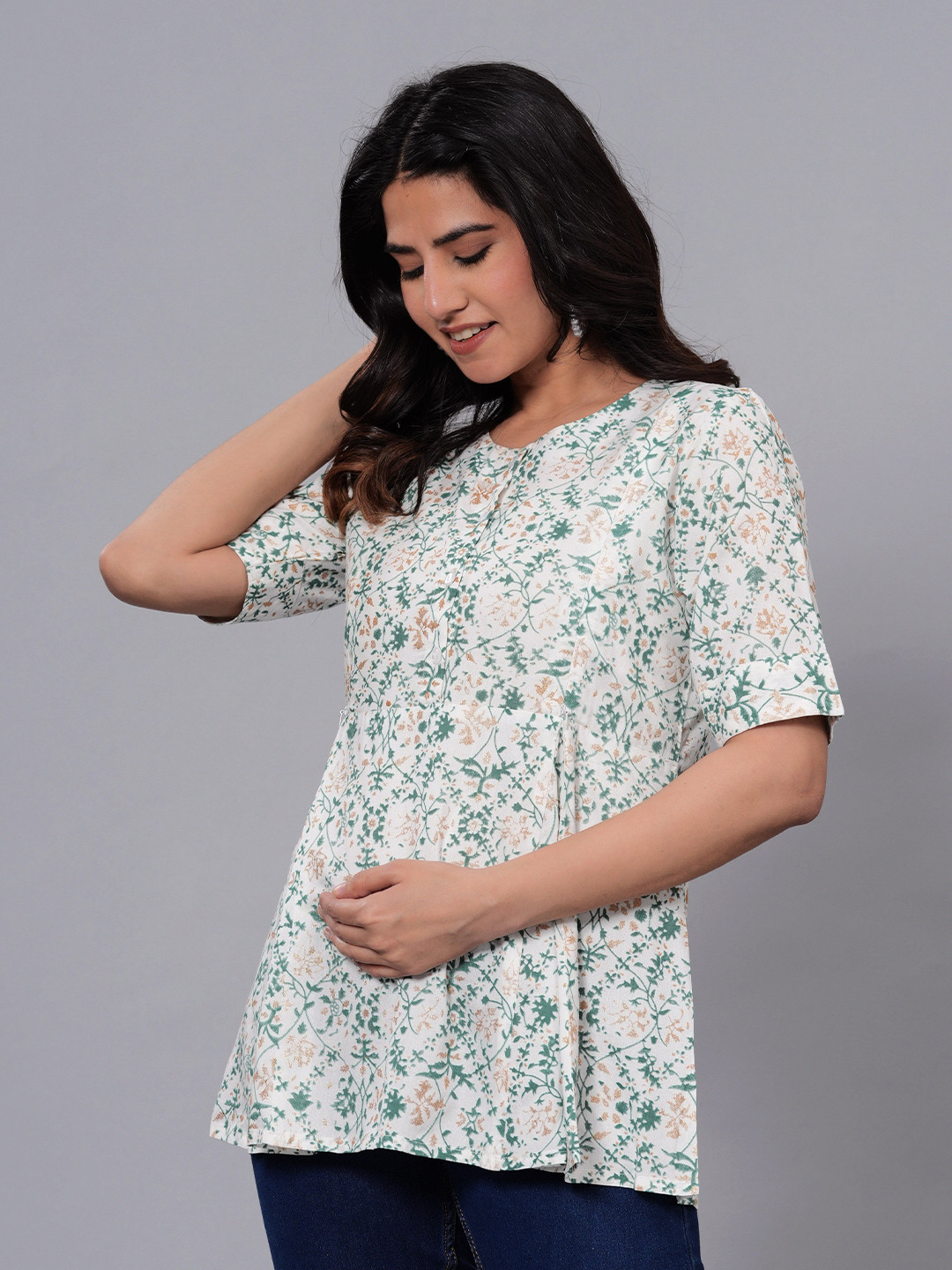 SIDDHANAM Floral Print Top