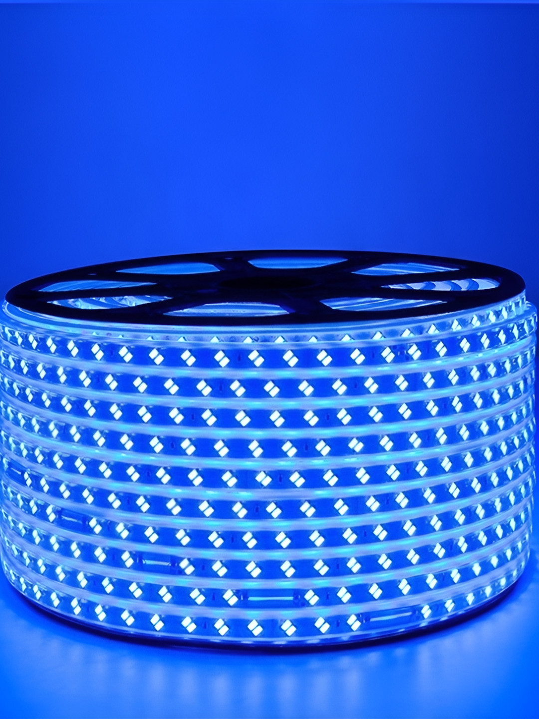 SPARK WORLD Blue Rice Shaped Bulb String Lights