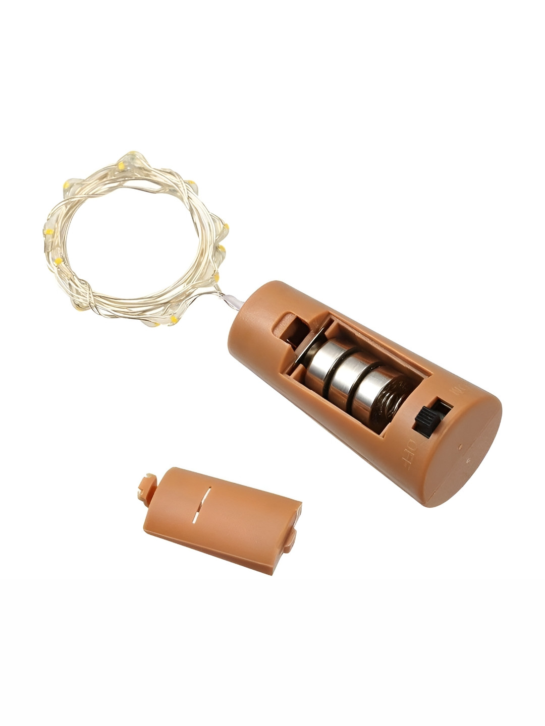 SPARK WORLD Gold Toned LED Cork Lights