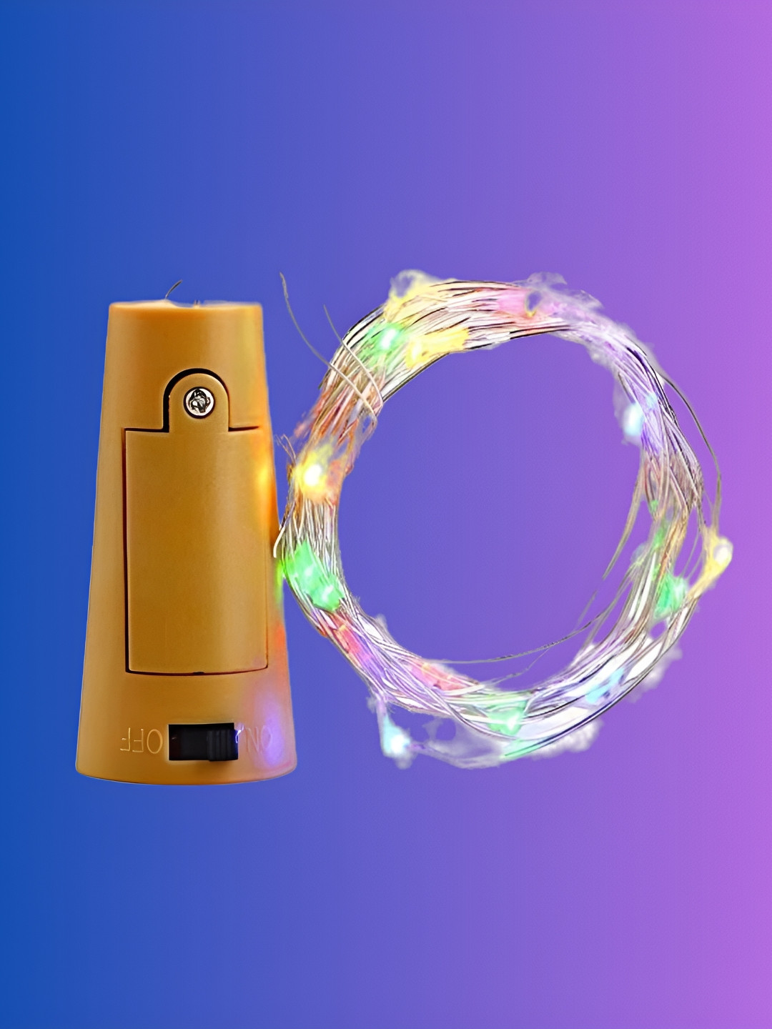 SPARK WORLD Red & Green Rice Shaped Cork Fairy String Light