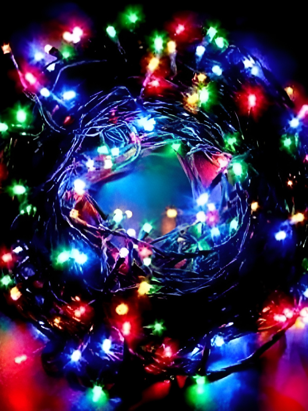 SPARK WORLD Blue & Green 42 LED String Lights