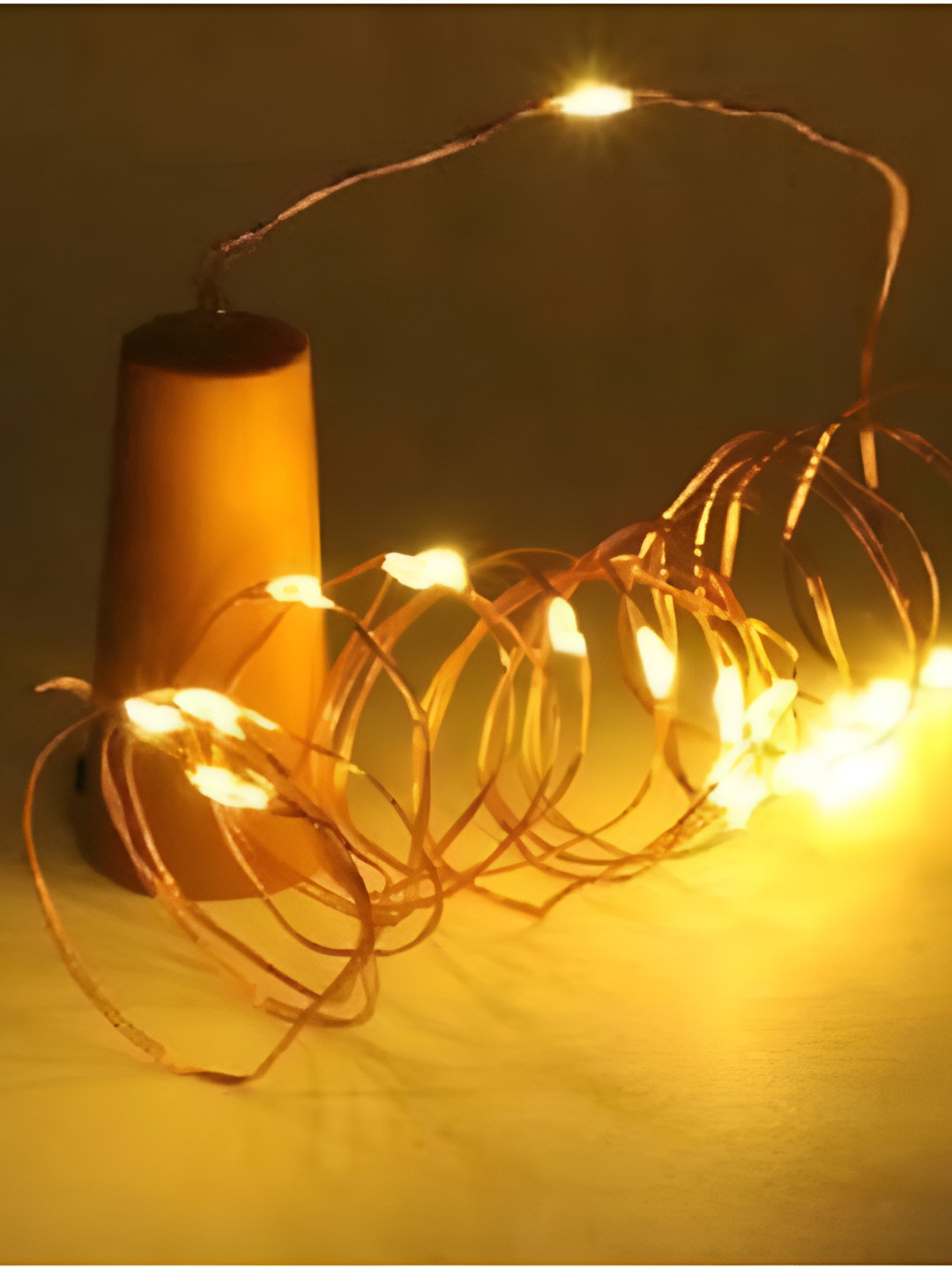 SPARK WORLD 2m Warm Yellow Bendable More than 360 LEDs Rice Shape String Lights