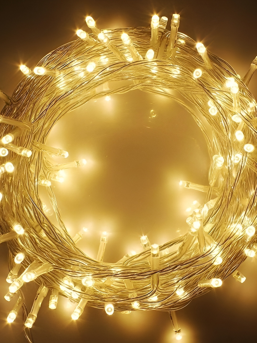 SPARK WORLD Warm Yellow 80 LEDs Rice Shape String Lights