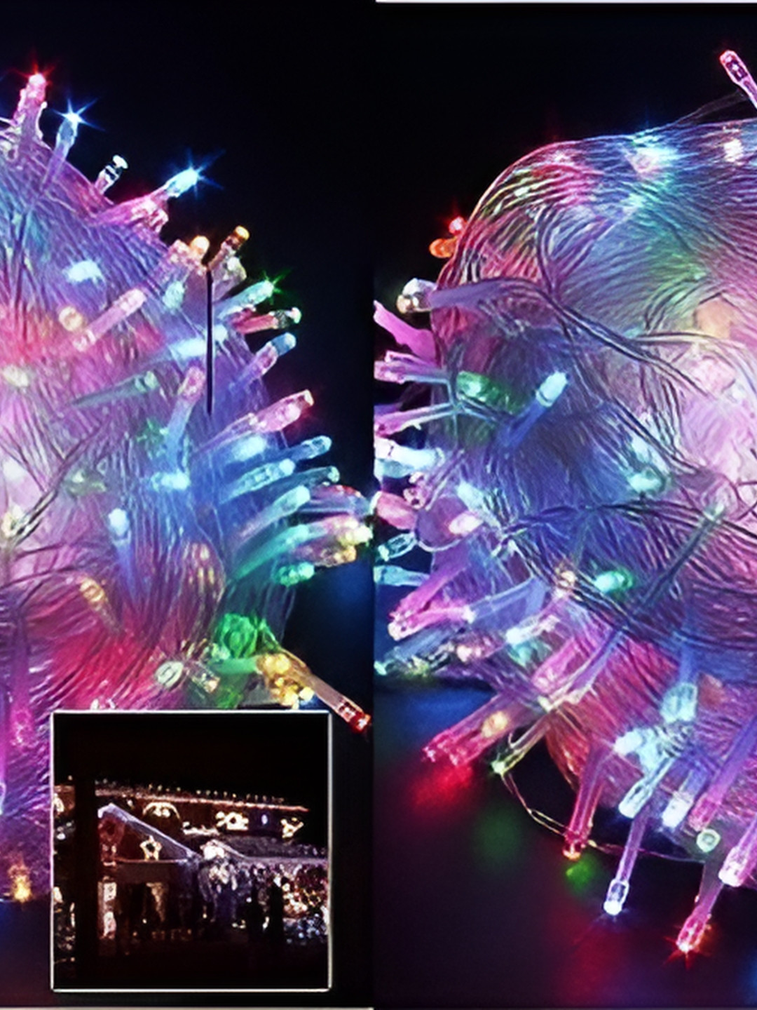 SPARK WORLD Multicolor 40 LEDs Cylindrical Shape String Lights