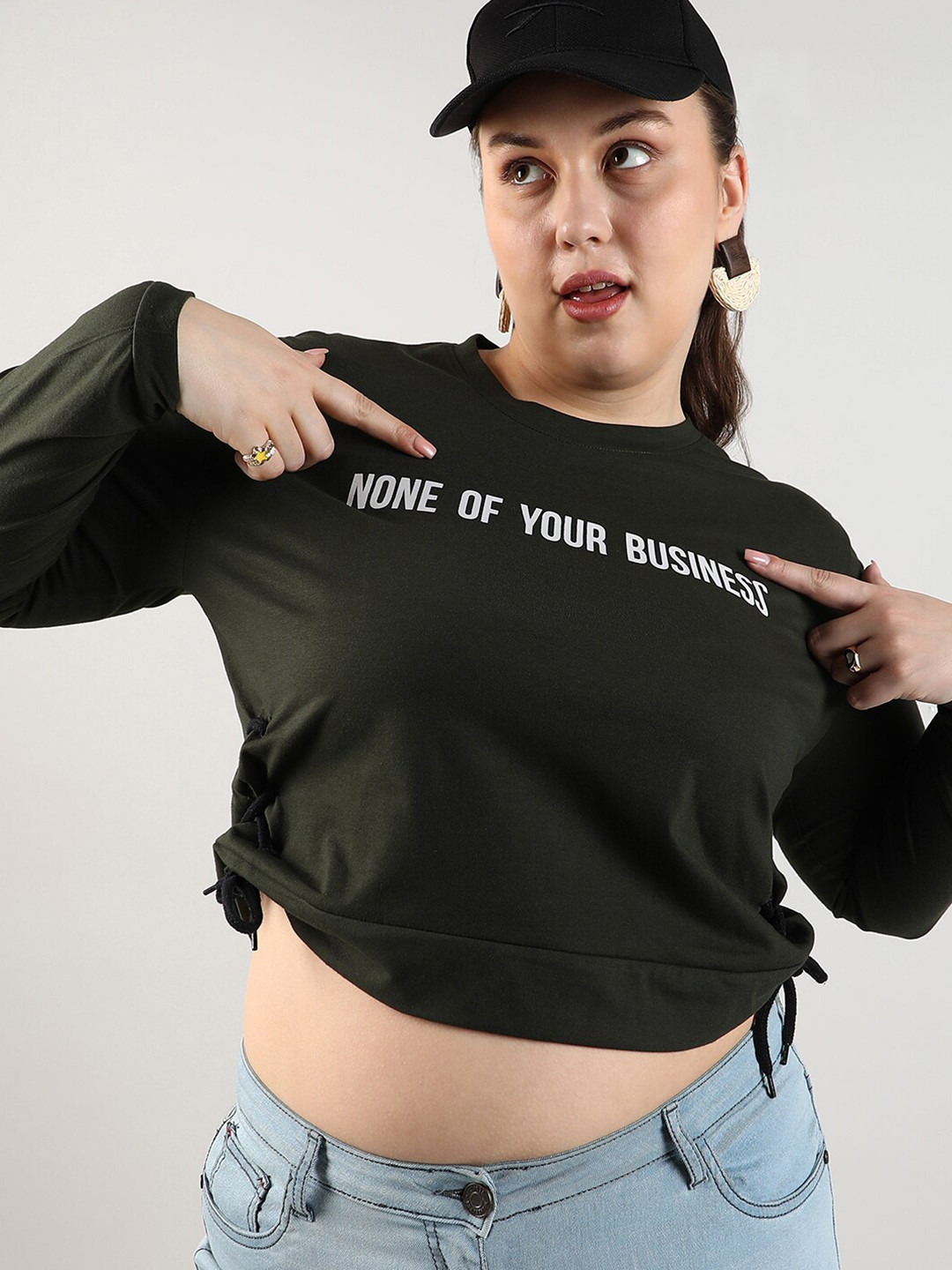 Instafab Plus Print Top