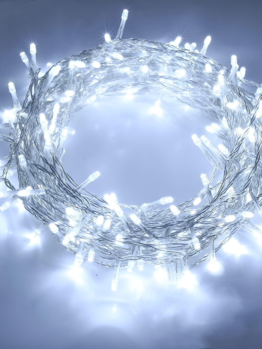SPARK WORLD White Rice Shape String Lights