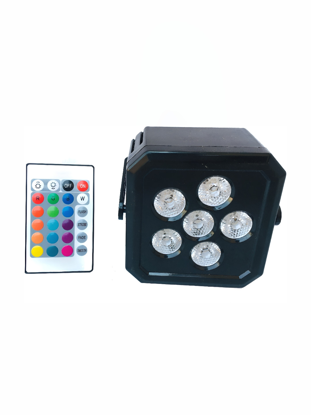 SPARK WORLD Black Textured Square Contemporary Laser Light Stage Disco Floor Lamps