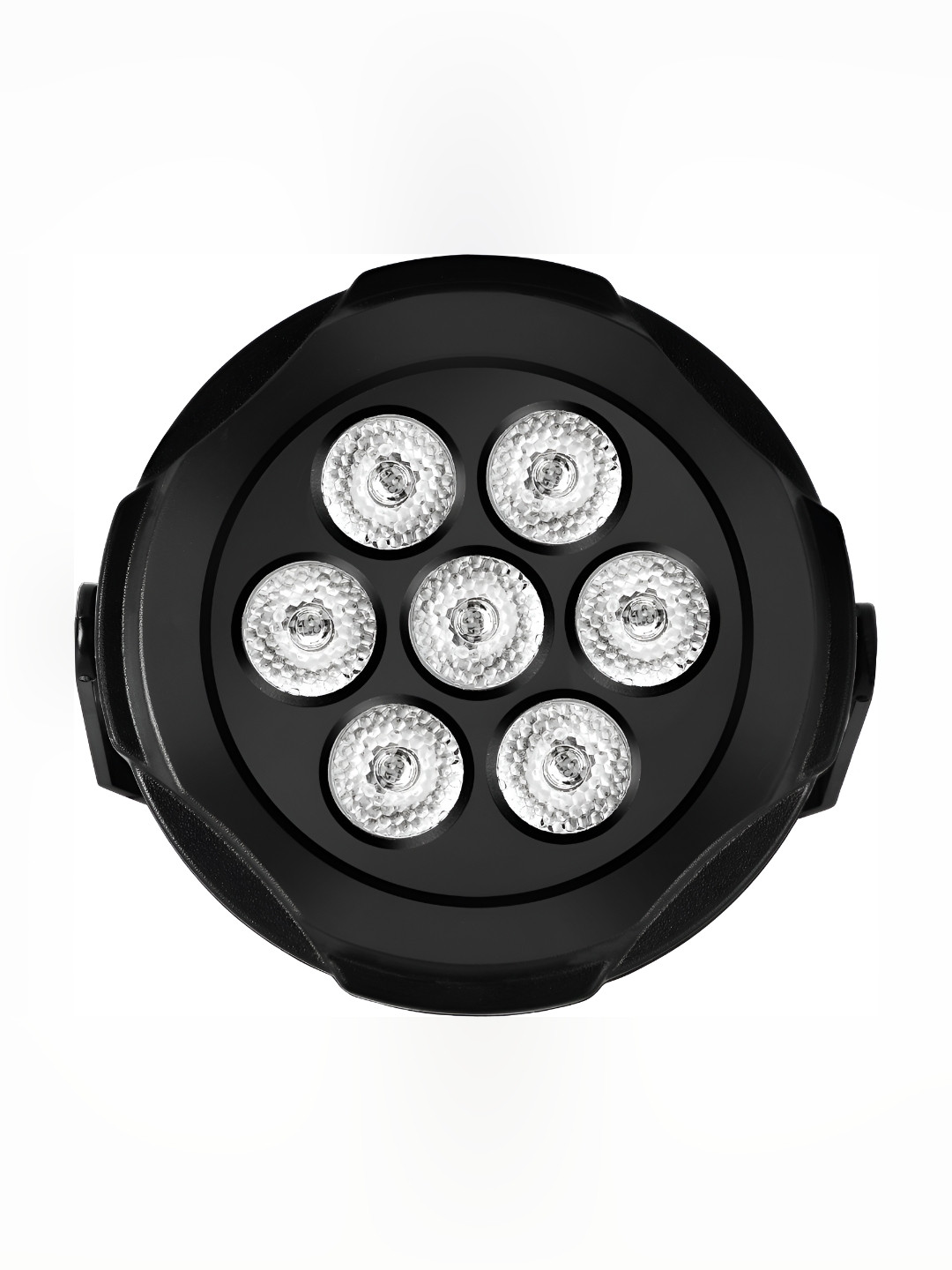 SPARK WORLD Black & White Textured Square Contemporary Laser Light Stage Disco Floor Lamps