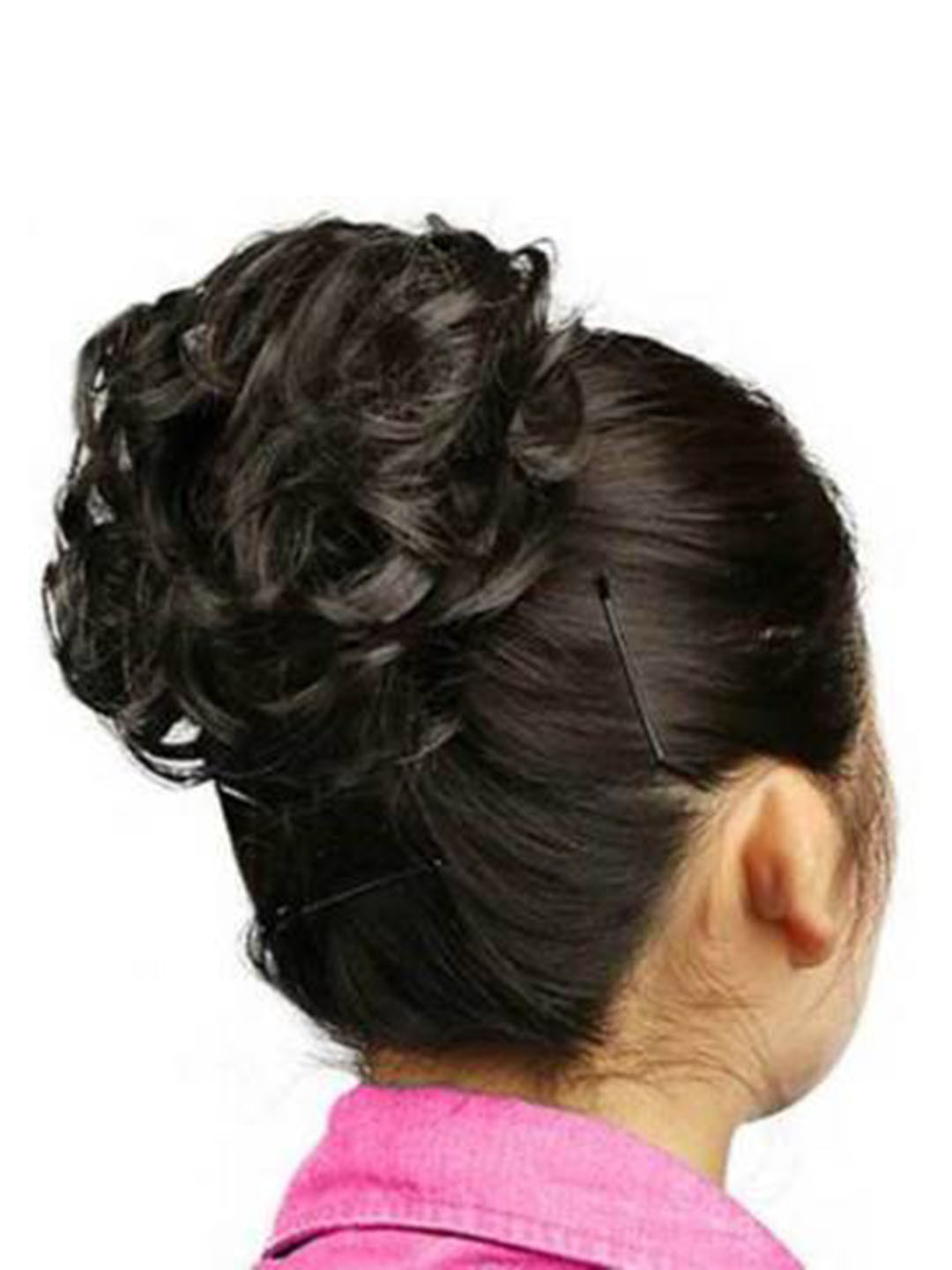 CRIBE Ruffel Hair Extension - Brown