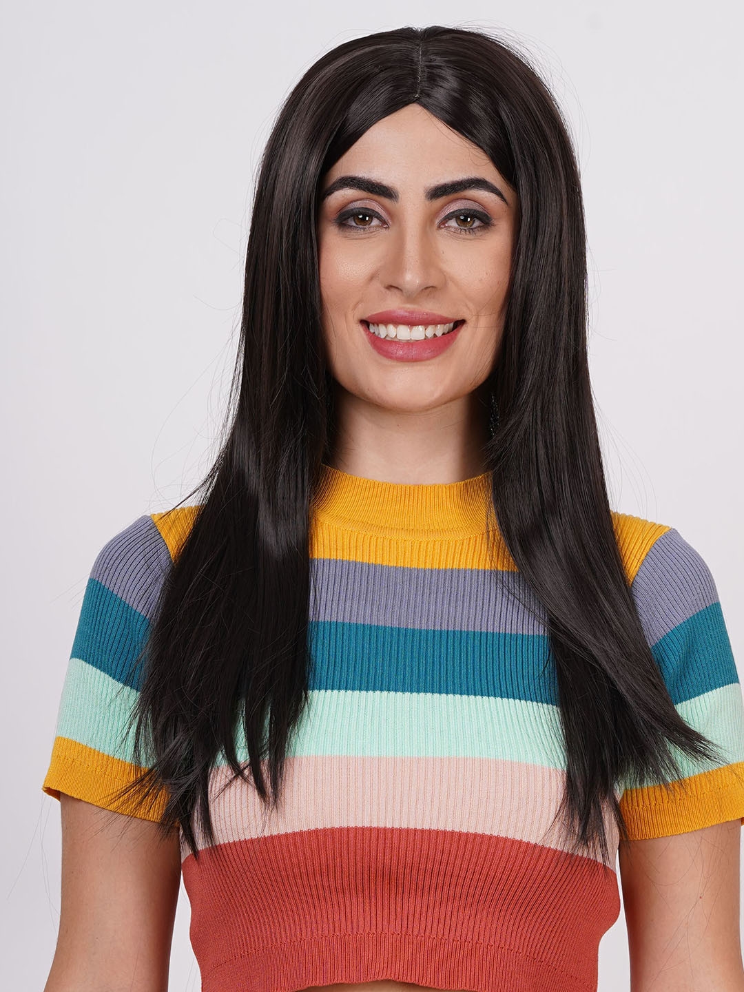 CRIBE Straight Full Head Hair Extension - Black