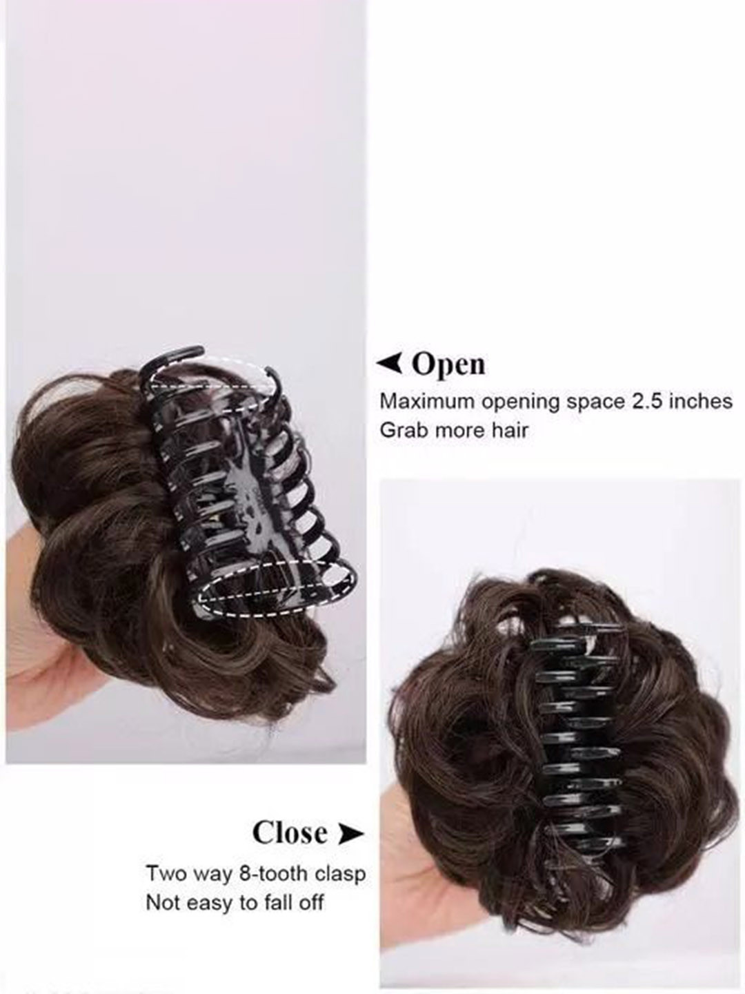CRIBE Messy Juda Bun Hair Extension - Brown