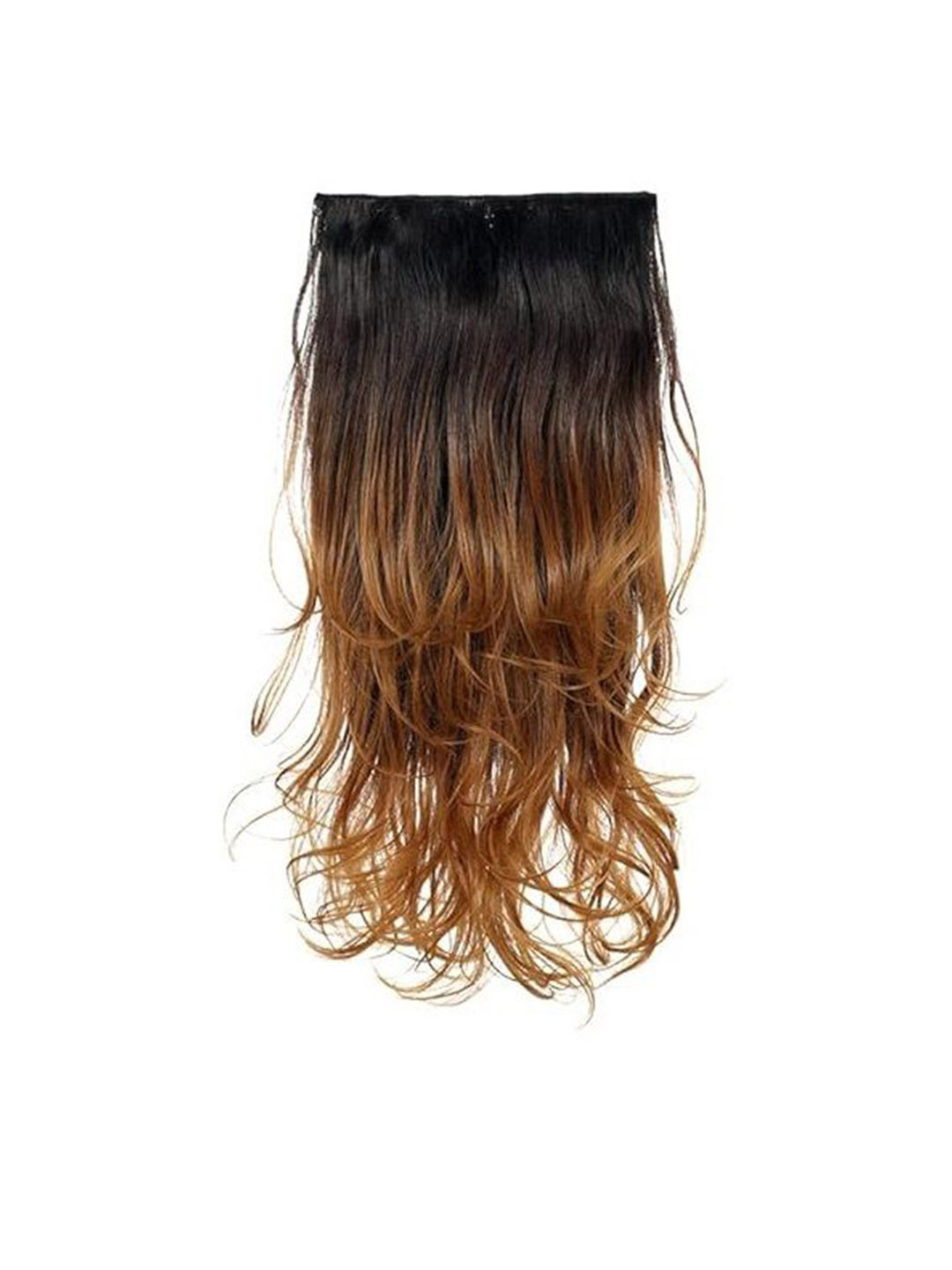 CRIBE 5 Clip Wavy Hair Extension - Golden & Brown