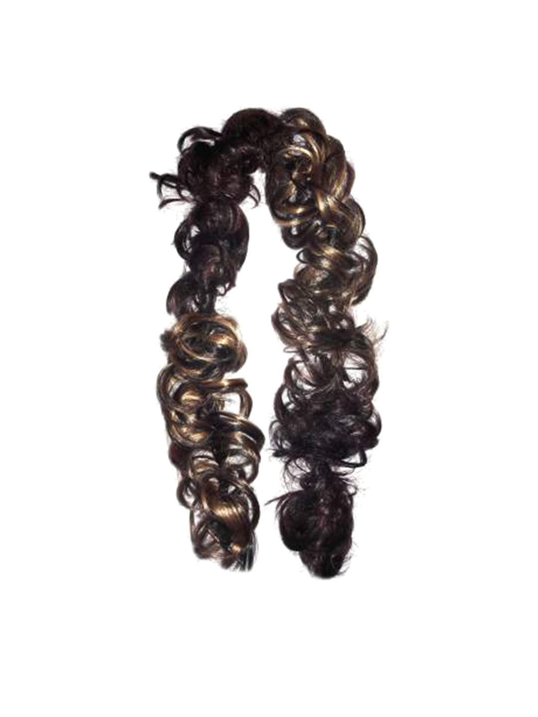 CRIBE Golden Highlight Long Hair Frill Hair Extension - Brown
