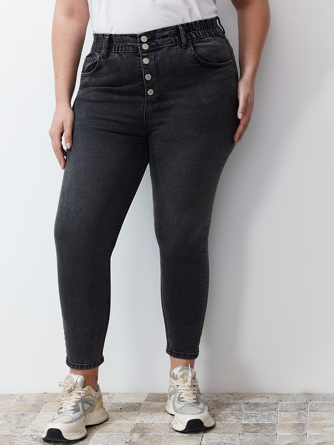 Trendyol Women High-Rise Cotton Skinny Fit  Jean