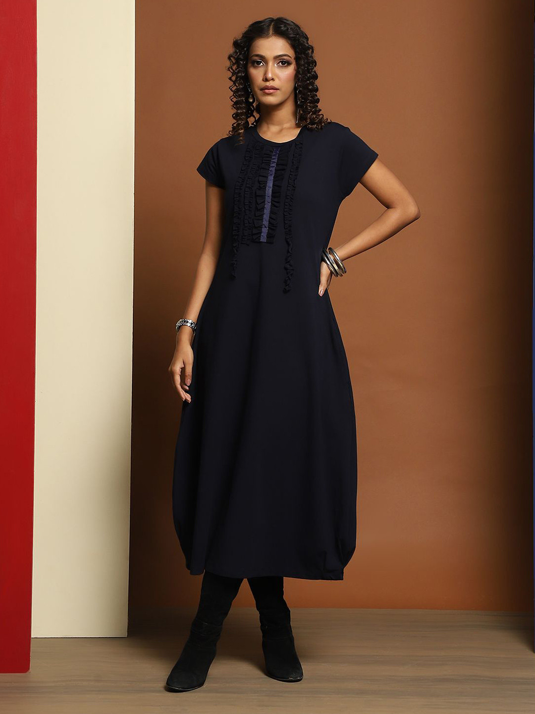 Baawri A-Line Midi Dress