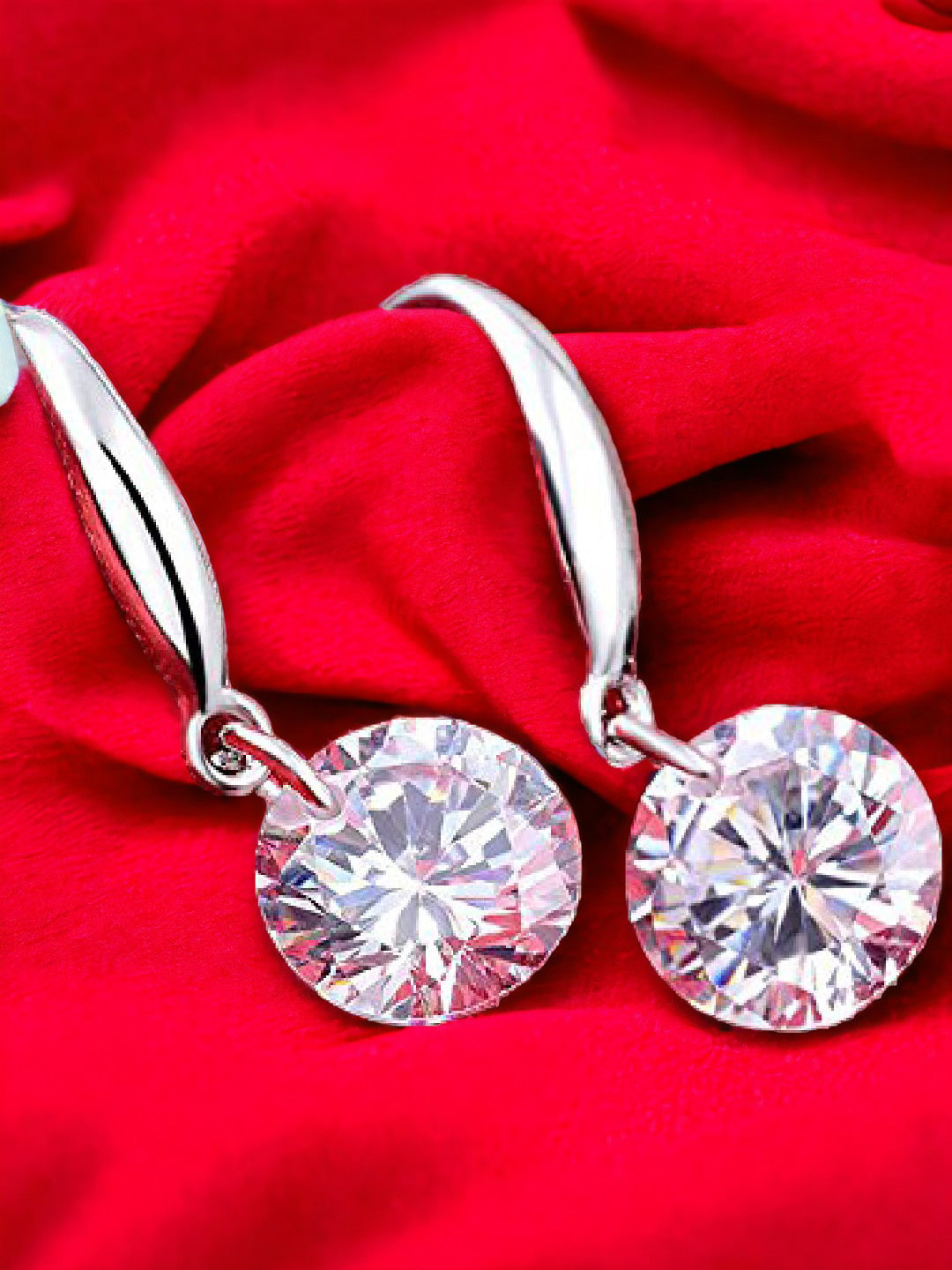 DressBerry Cubic Zirconia Fashion Drop Earrings