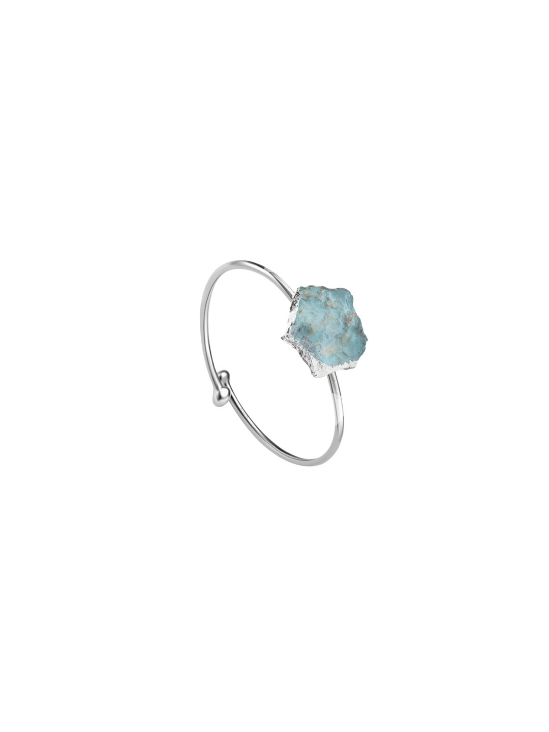 HighSpark 92.5 Sterling Silver Turquoise Silver Ring