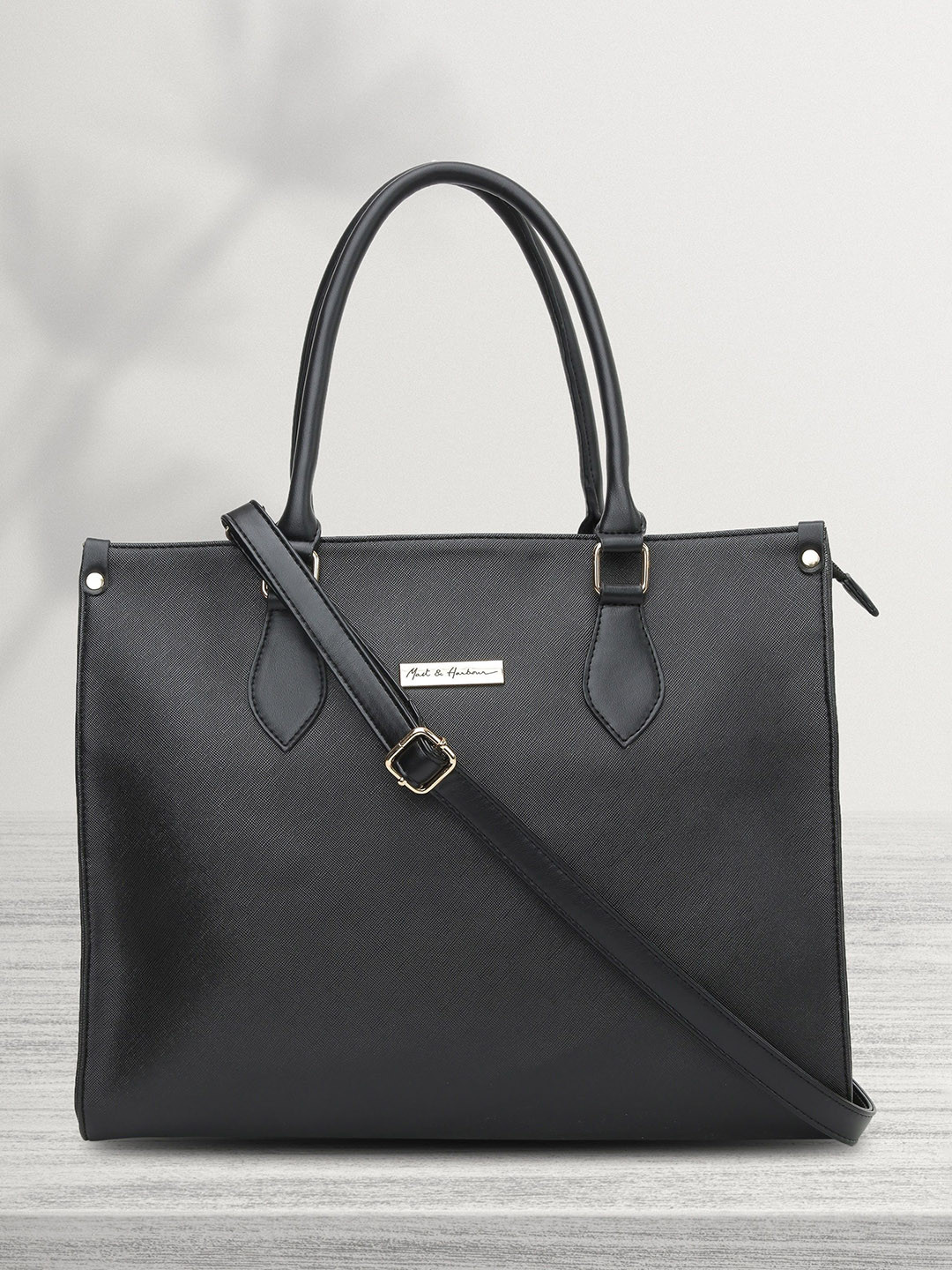 Mast & Harbour Women Structured Office Tote Bag