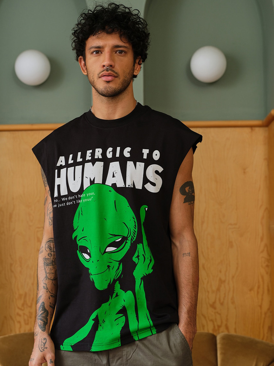 Bonkers Corner Printed Pure Cotton Rich Sleeveless Innerwear Vests