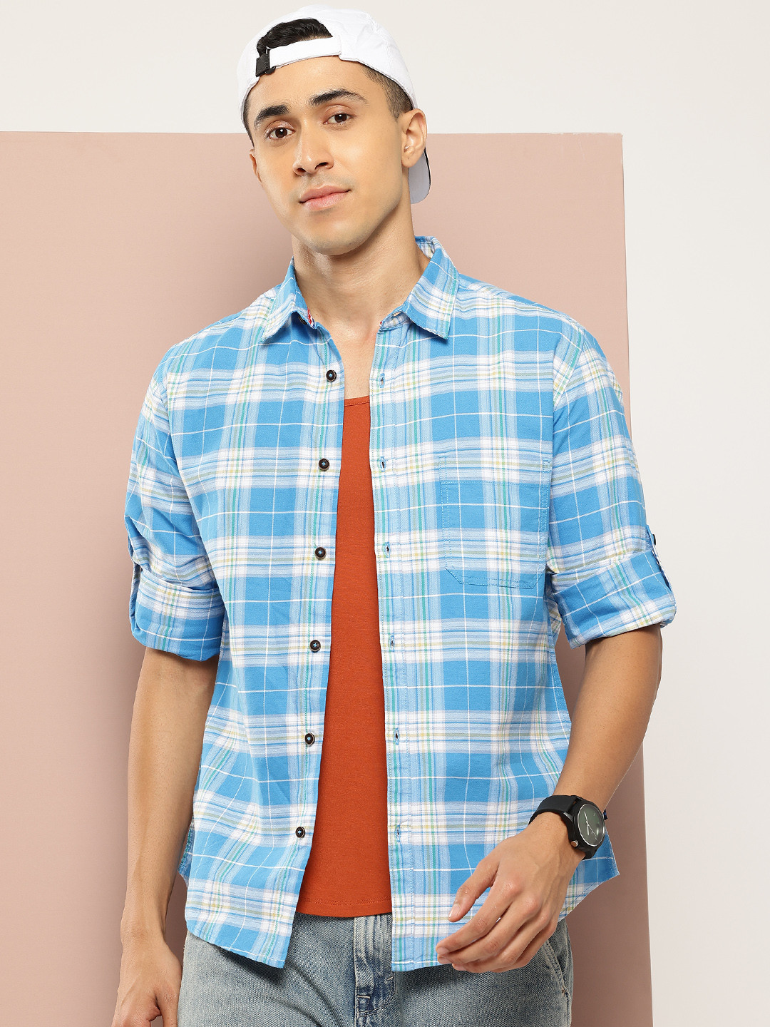 Harvard Tartan Checks Pure Cotton Shirt