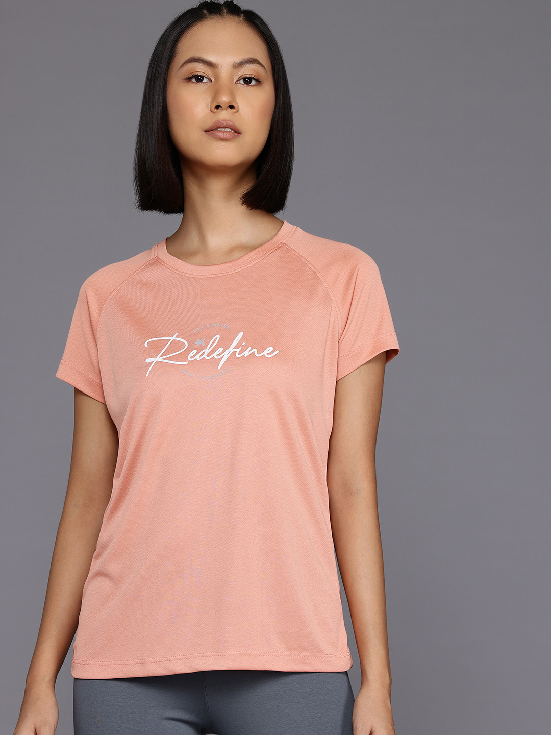 HRX by Hrithik Roshan Rapid-Dry Typography Running T-shirt