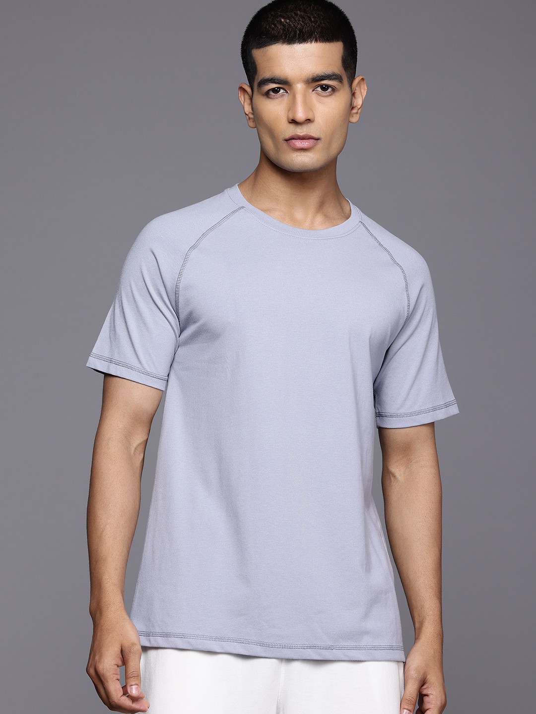 HRX by Hrithik Roshan Raglan Sleeves Yoga Oversized T-shirt