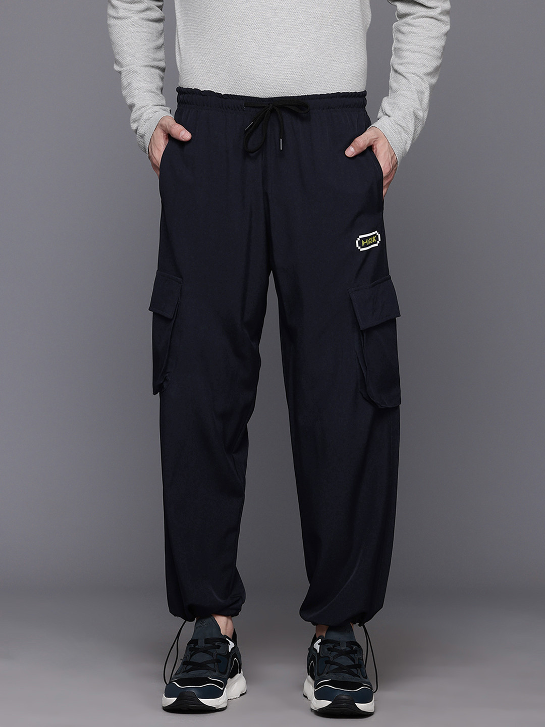 HRX by Hrithik Roshan Men Lifestyle Cargo-Style Parachute Pants
