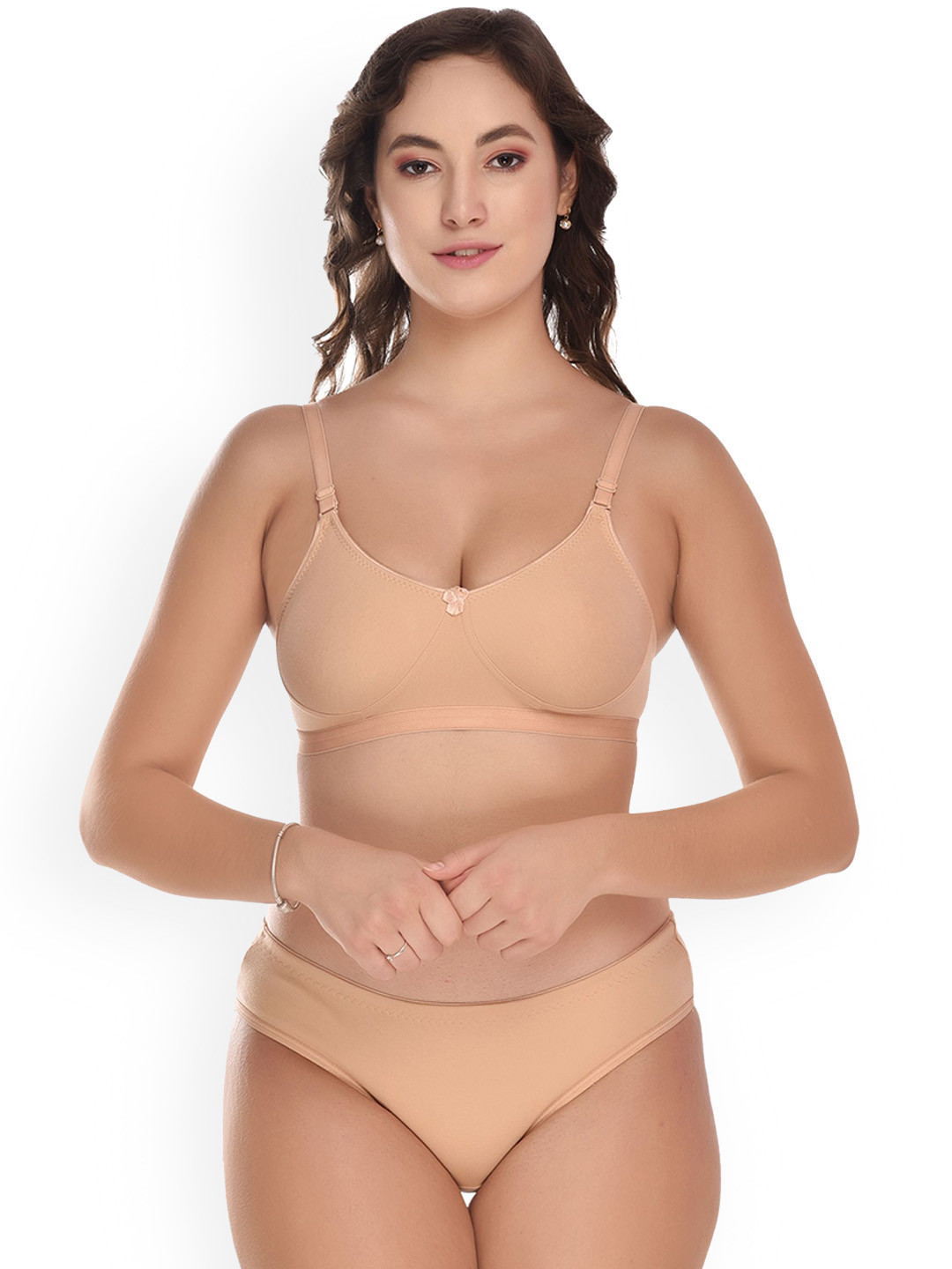 elina Non Padded Cotton Lingerie Set