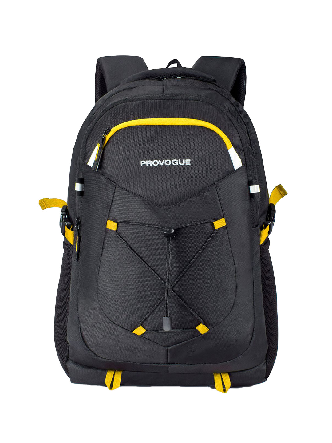 Provogue Unisex Typography Back Padded Mesh Ergonomic Backpack
