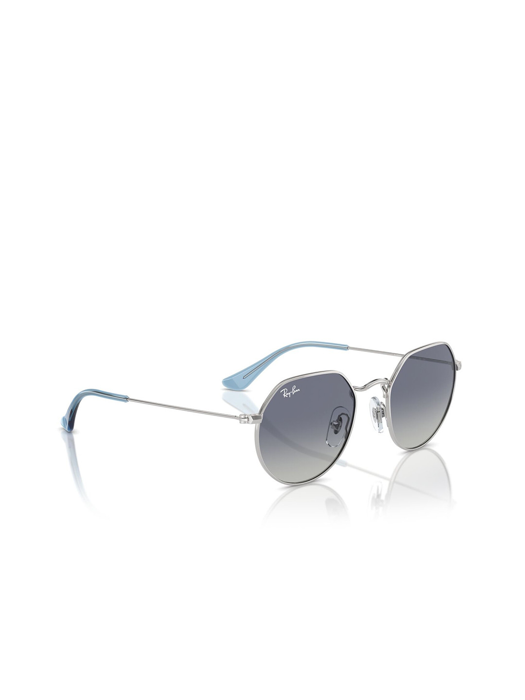 RAY-BAN Kids Unisex Gradient Blue Lens Irregular Sunglasses - 0RJ9565S212/4L47