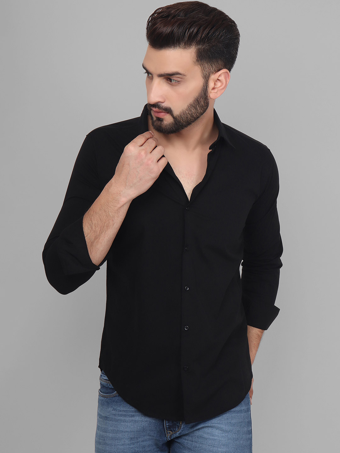 TRYBUY.IN Original Cotton Opaque Casual Shirt