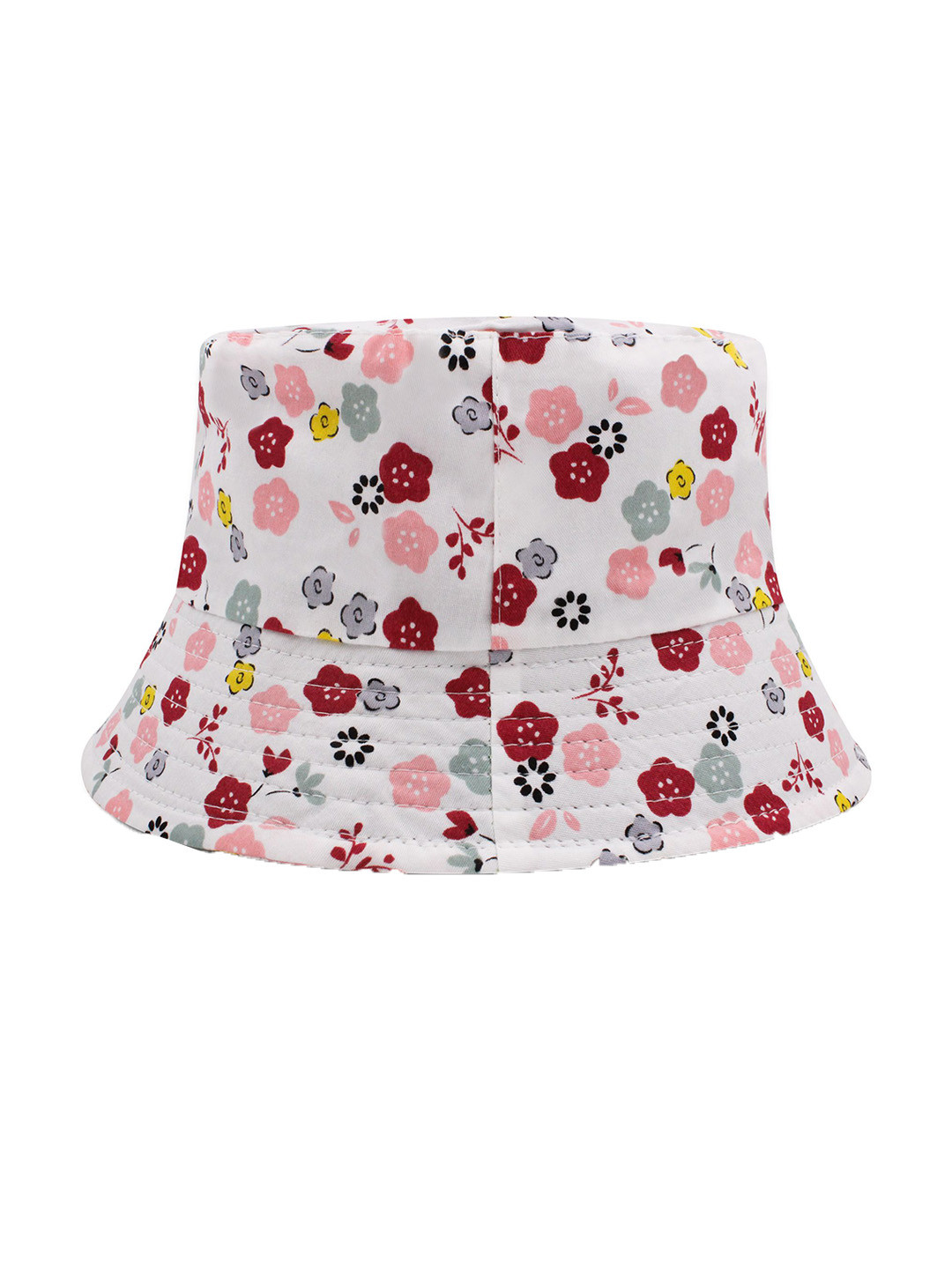 JENNA Unisex Kids Red Self Design Sun Hat