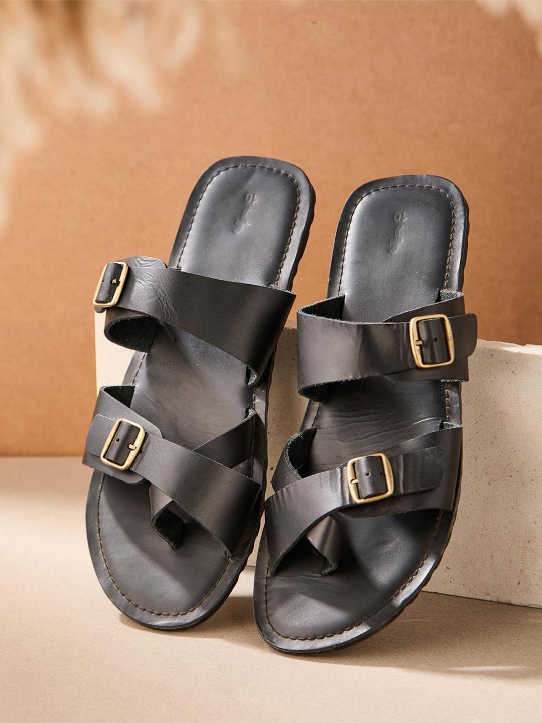 Fabindia Men Leather Comfort Sandals