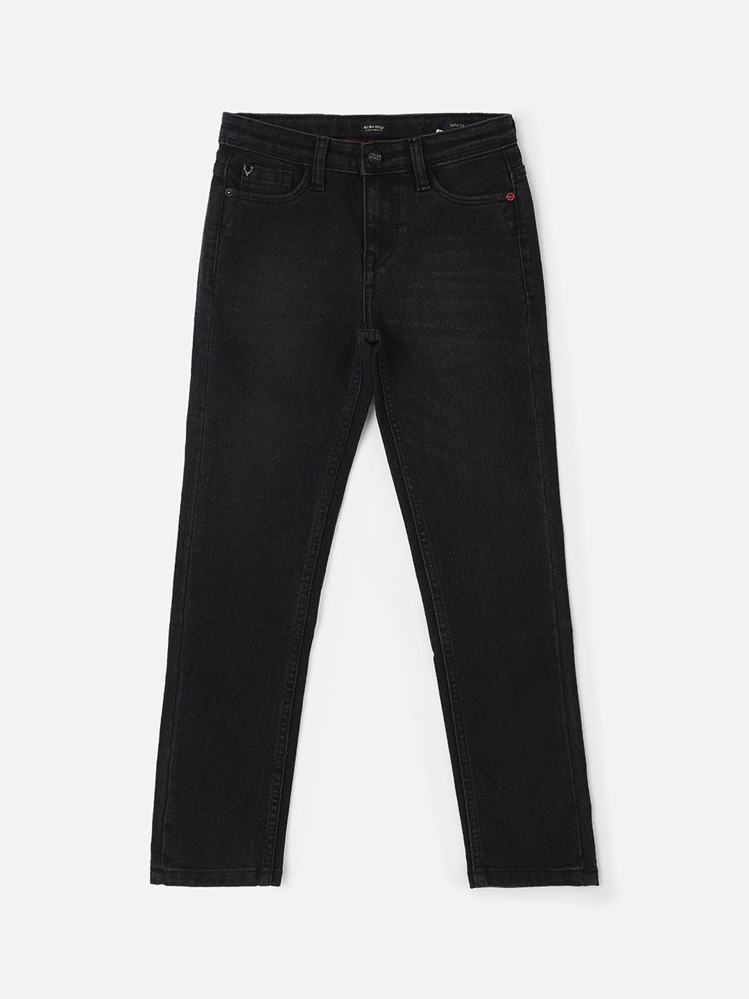 Allen Solly Junior Boys Clean Look No Fade Dark Shade Non Stretchable Slim Fit  Jeans