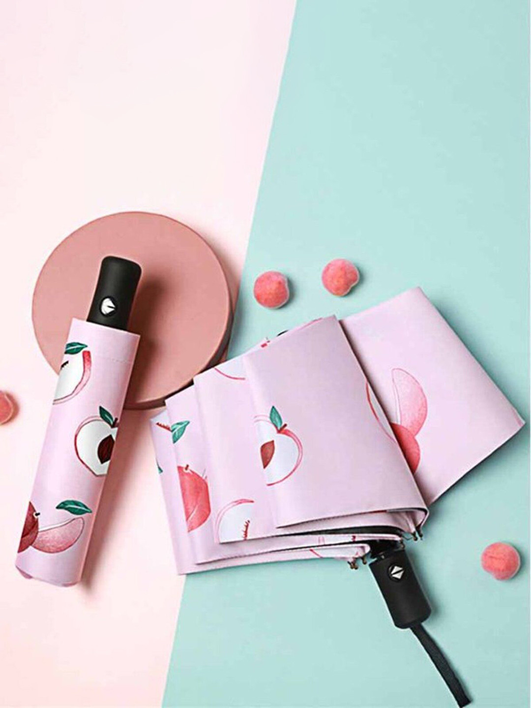 KEKEMI Manual 3 Fold Printed Umbrellas