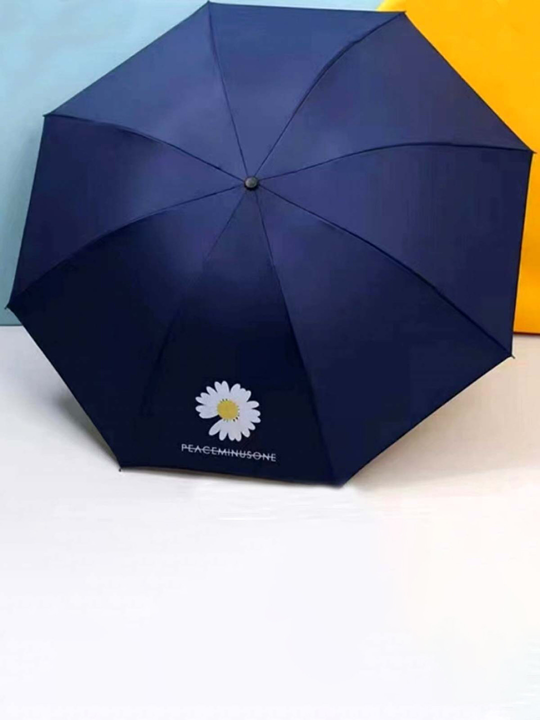 KEKEMI Automatic 3 Fold Flower Print Umbrella (Pack of 1)