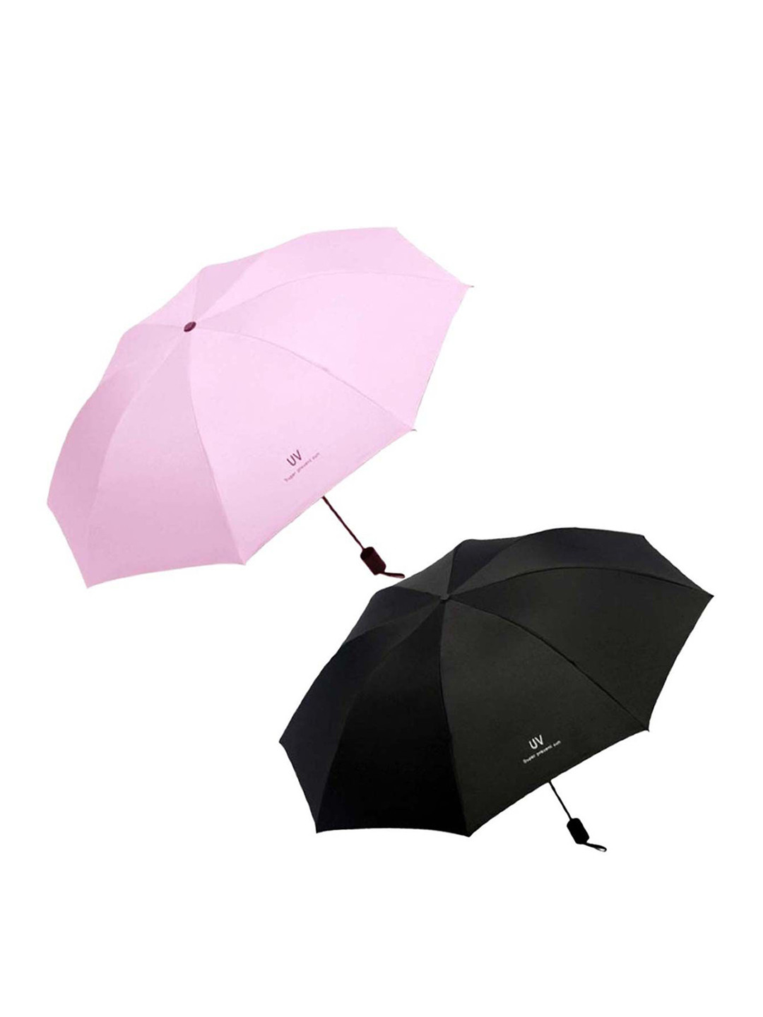 KEKEMI Manual 3 Fold UV Umbrellas (Pack of 2)