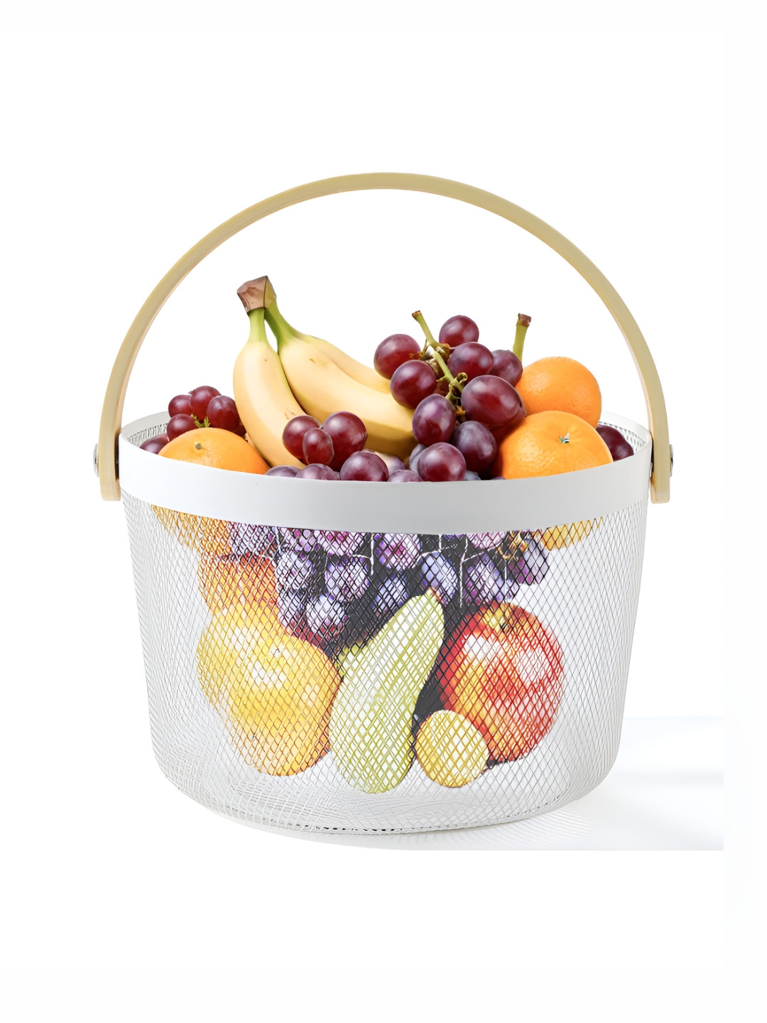 UMAI White Regular Multi-Utility Fruit and Vegetable Basket