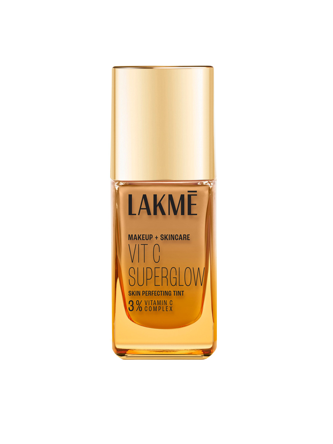 Lakme Makeup + Skincare 3% Vit C Superglow Skin Perfecting Tint 25ml - Neutral Almond N340