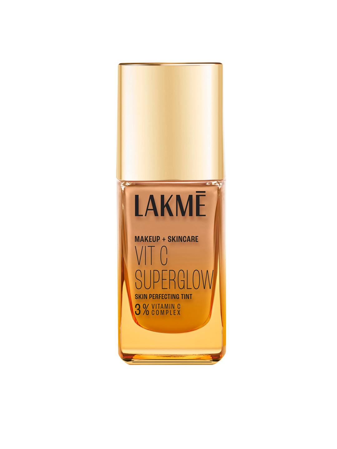 Lakme Makeup + Skincare 3% Vit C Superglow Skin Perfecting Tint 25ml - Warm Beige W240