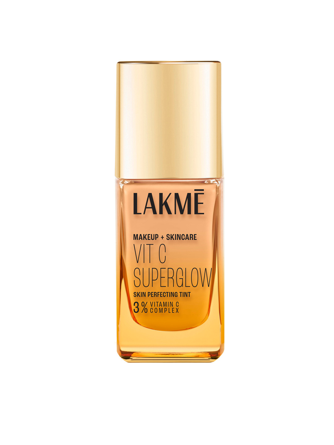 Lakme Makeup + Skincare 3% Vit C Superglow Skin Perfecting Tint 25ml - Warm Creme W120
